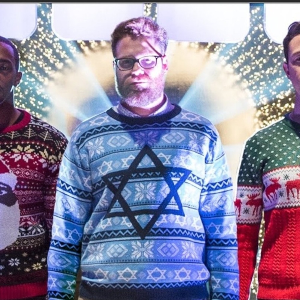 Tipsy Elves, The Night Before collection. Hanukkah sweater XL